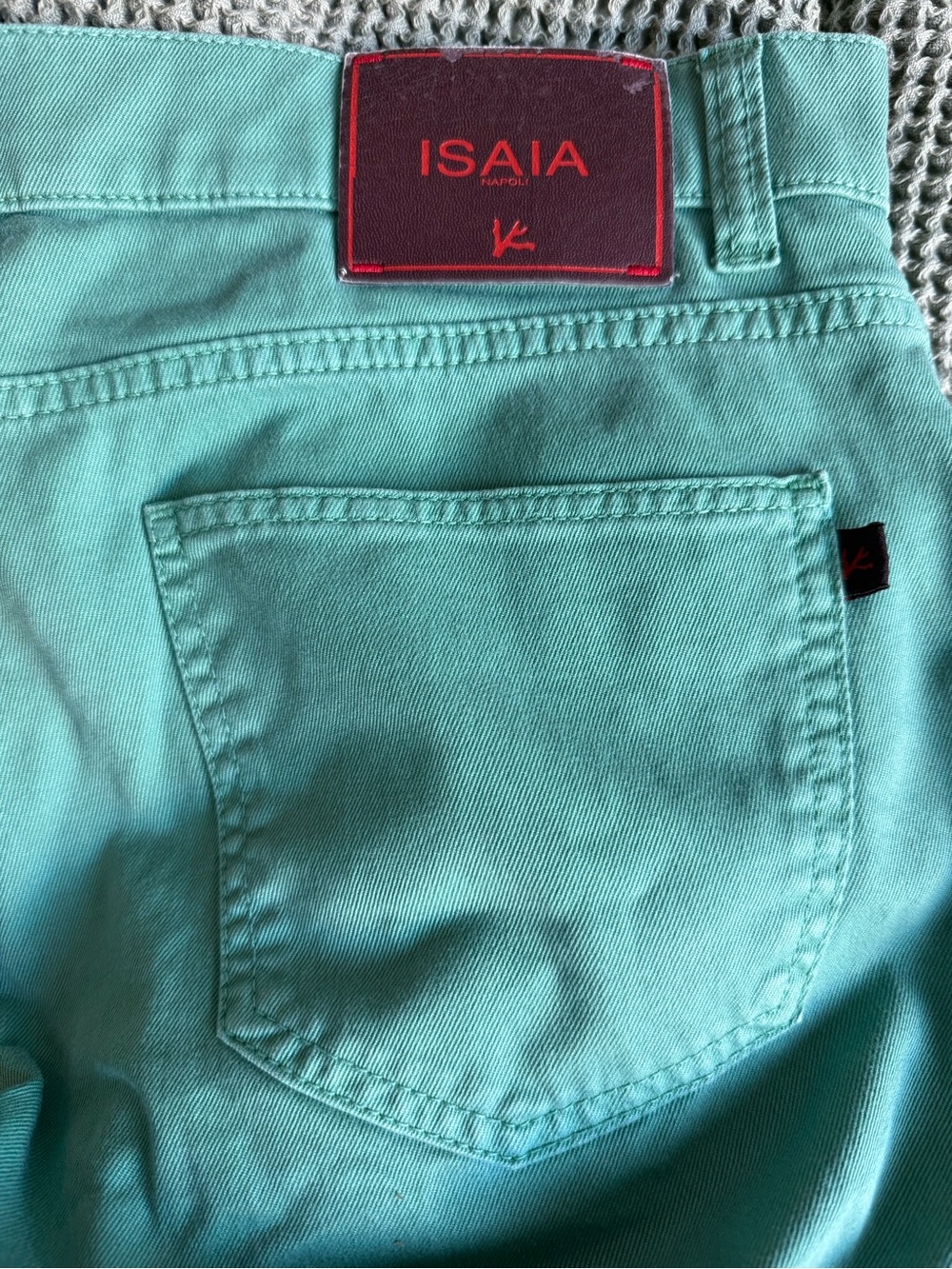 ISAIA NAPOLI GREEN PANTS - Picture 6 of 8